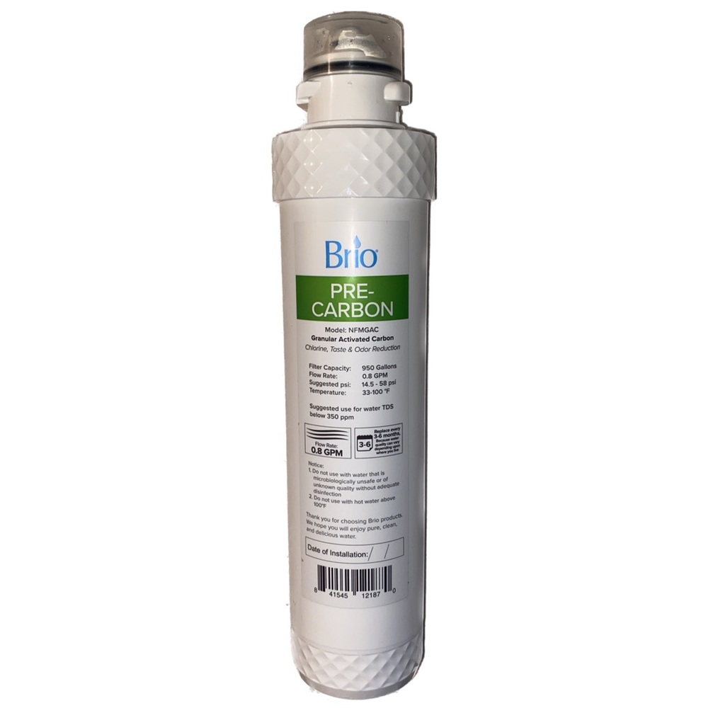 Brio NFMGAC Stage 2 Pre-Carbon Water Cooler Filter for Brio 300 & 500 Series